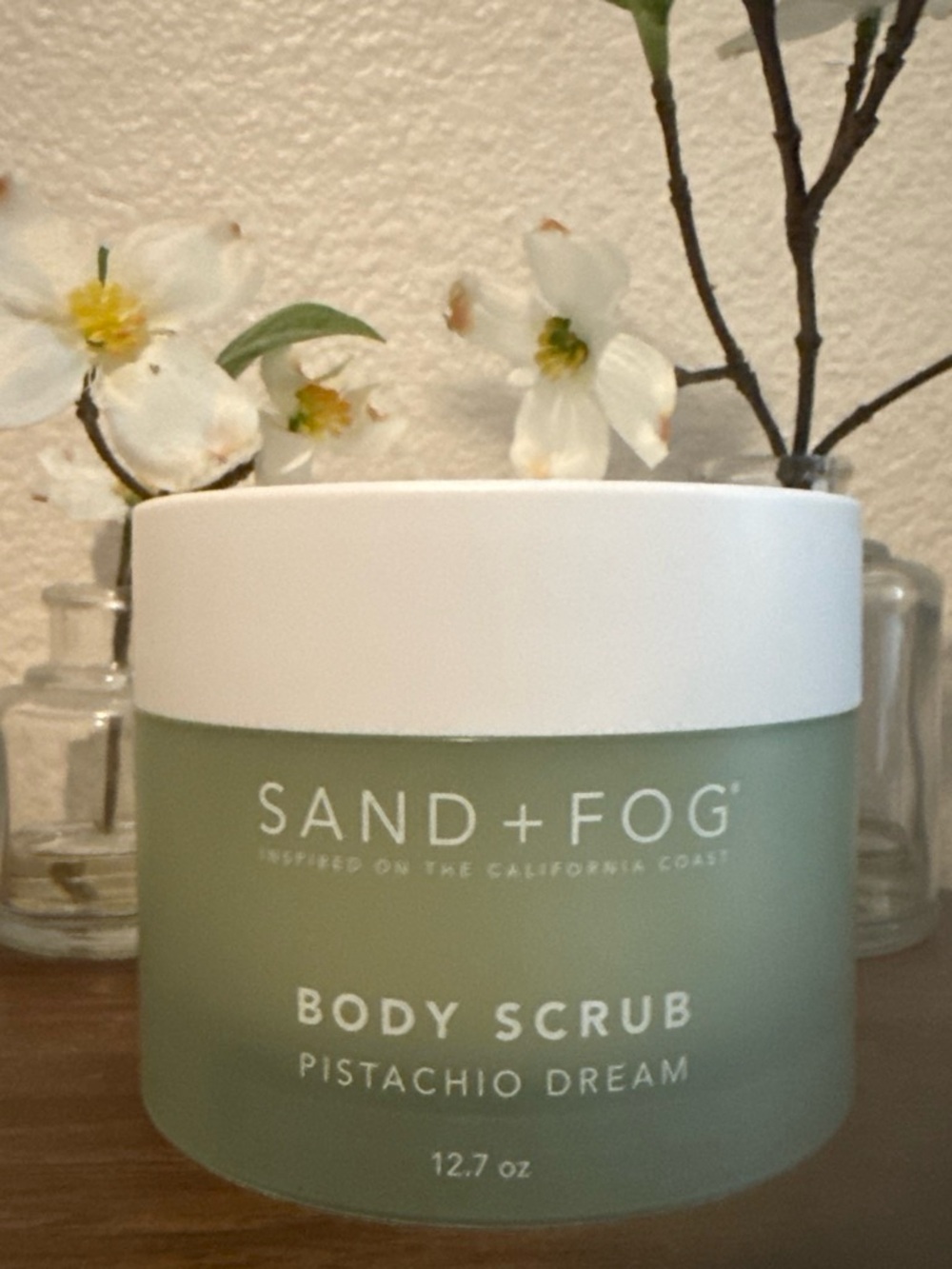 SAND + FOG Pistachio Dream Body Scrub — Soft Green